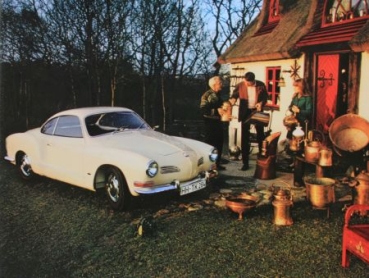 Volkswagen Karmann Ghia "Warum für den Karmann mehr bezahlen?" 1969 Automobilprospekt (9141)